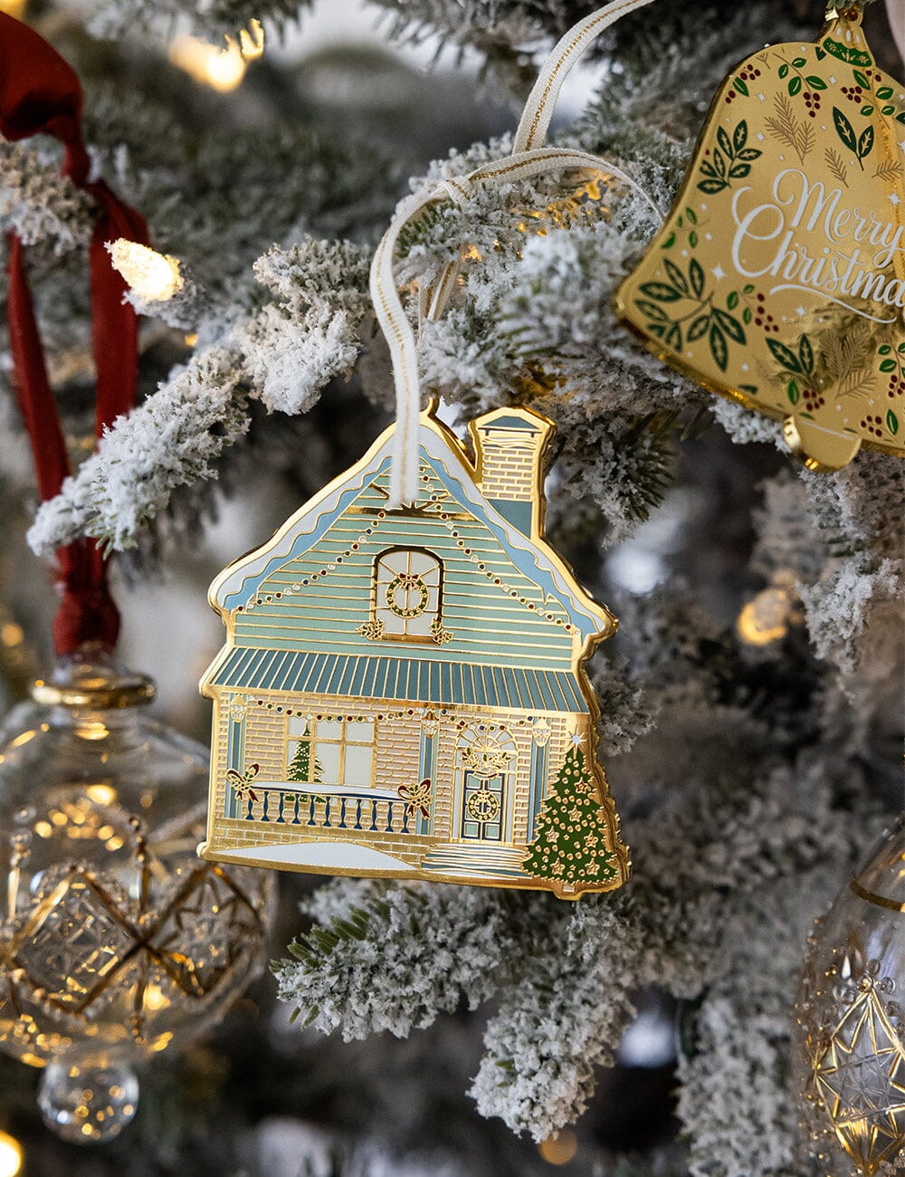 Bespoke House Enamel Ornament