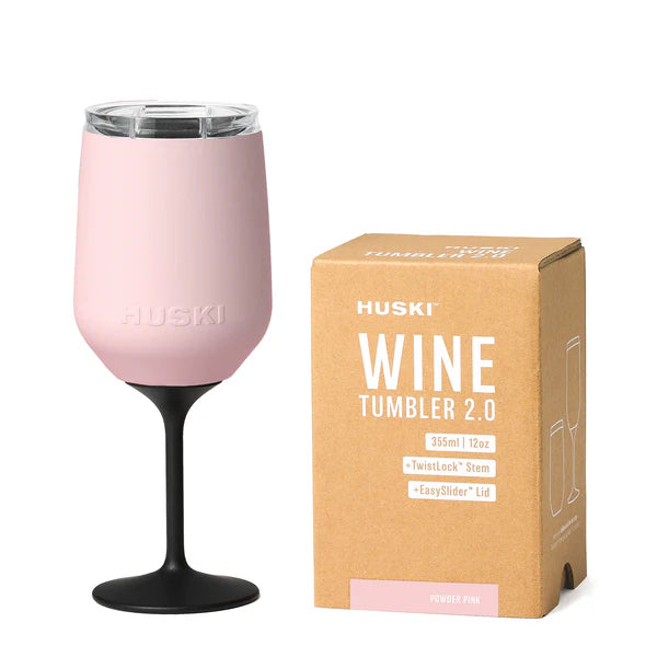 Huski Wine Tumbler 2.0: Powder Pink