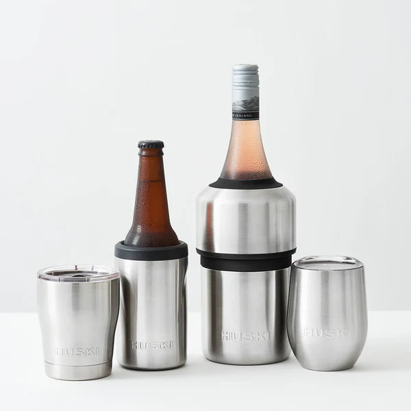 Huski Beer Cooler: Brushed Stainless