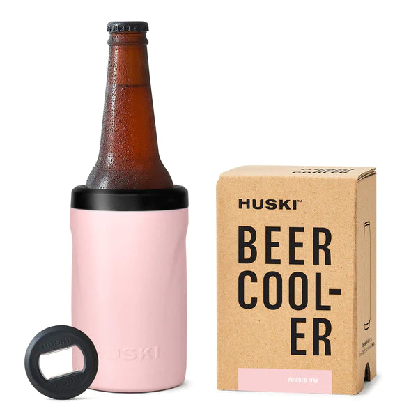 Huski Beer Cooler: Powder Pink