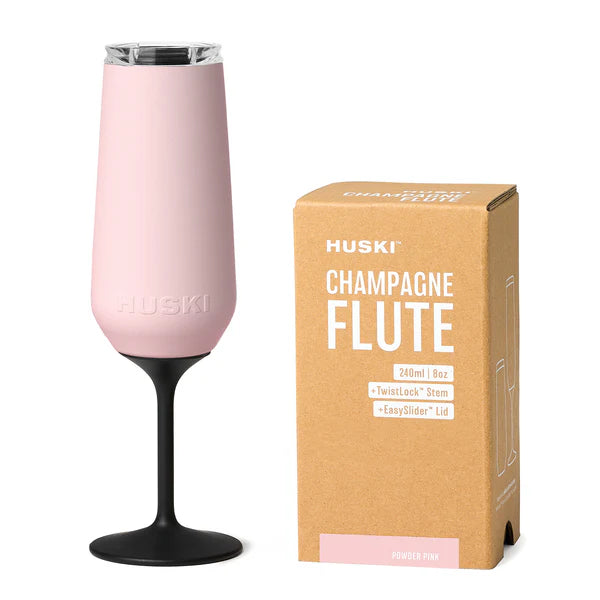 Huski Champagne Flute: Powder Pink