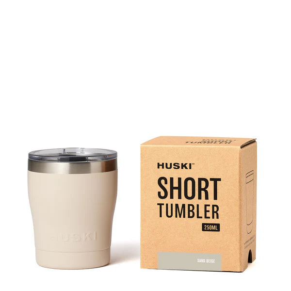 Huski Short Tumbler: Sand Beige