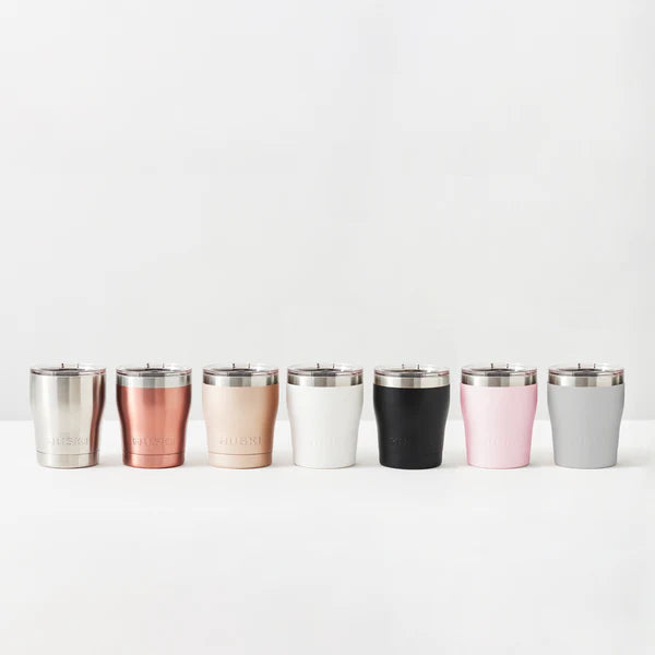 Huski Short Tumbler: Brushed Stainless