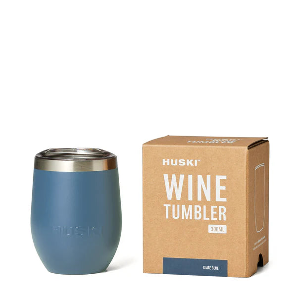 Huski Wine Tumbler: Slate Blue