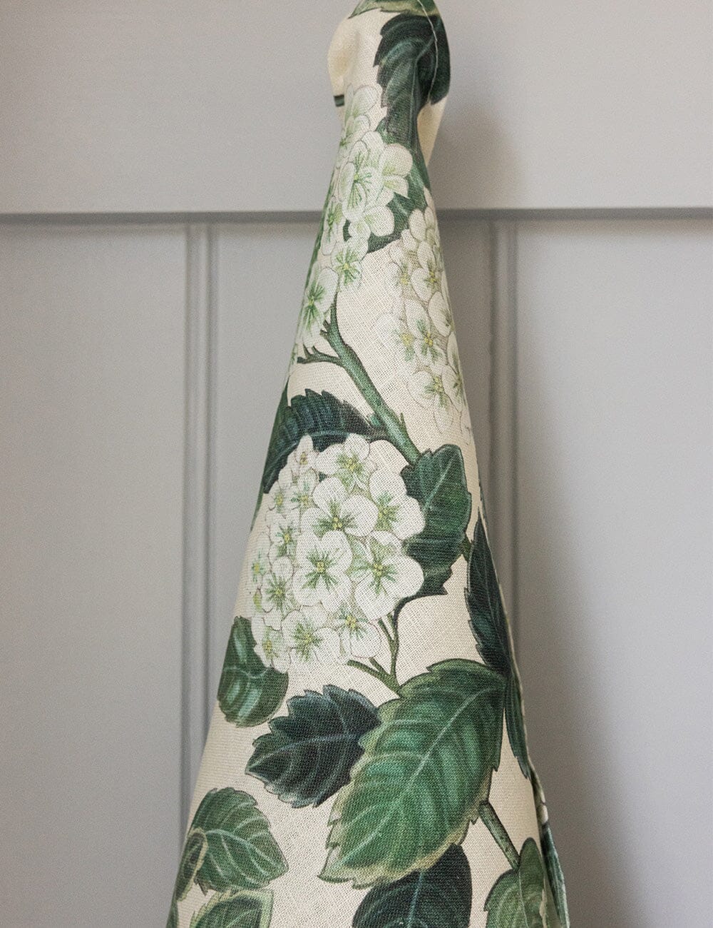 Bespoke Hydrangea Linen Tea Towel