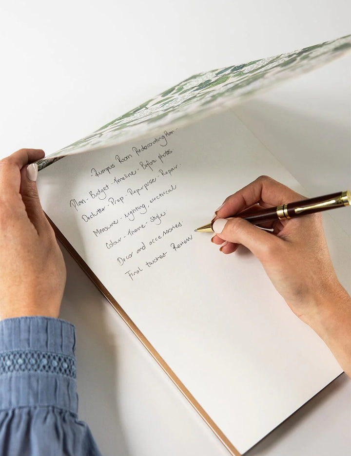 Bespoke Hydrangea Jumbo Notepad Jotter