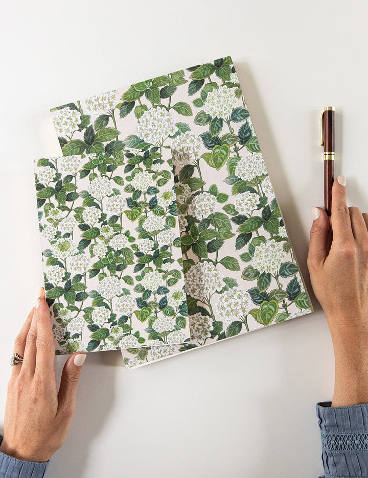 Bespoke Hydrangea Jumbo Notepad Jotter