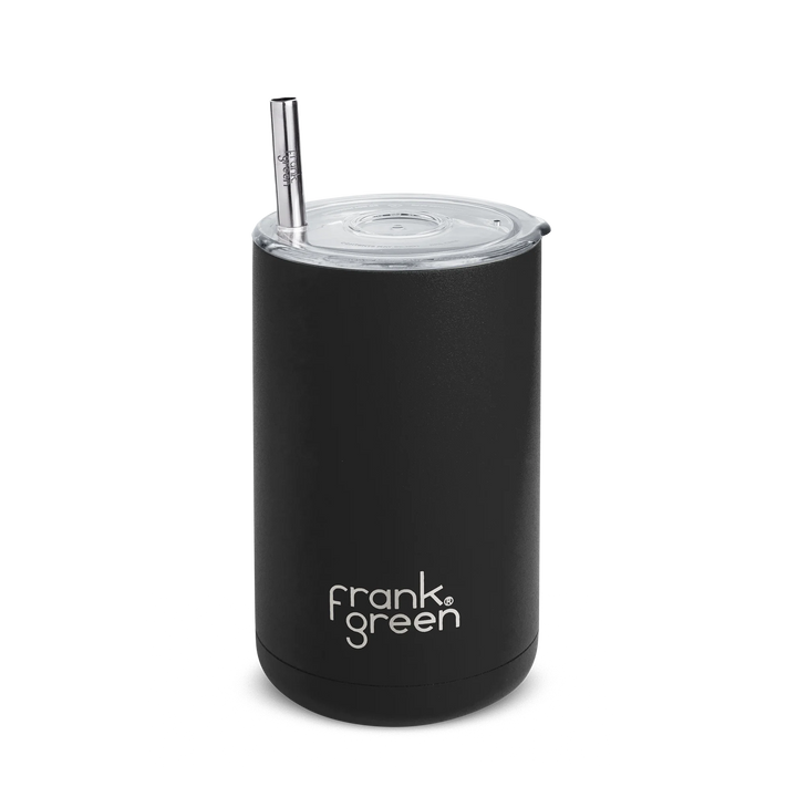 Frank Green Iced Coffee Cup with Straw: Black