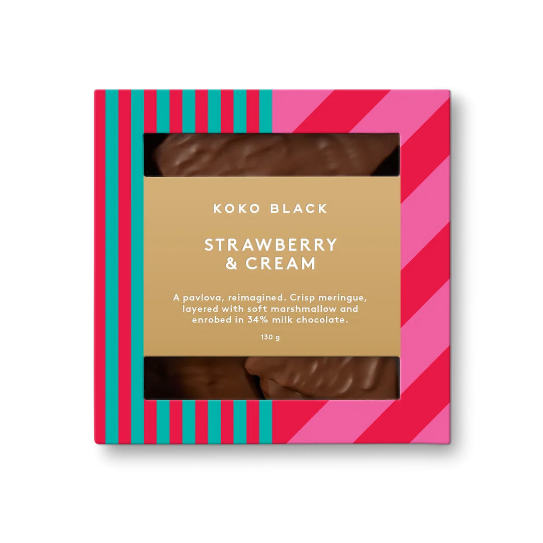 Koko Black Strawberry &amp; Cream Pavlova 130gm