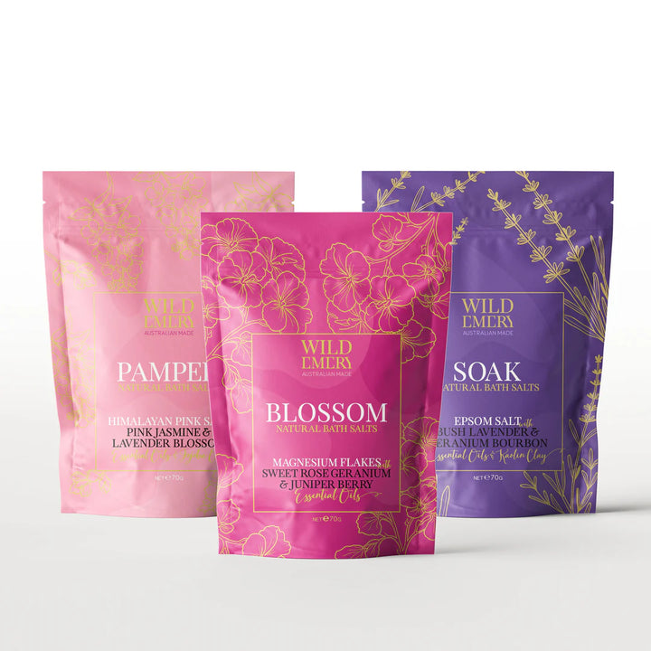 Wild Emery Bath Salts 3pk: Indulgent