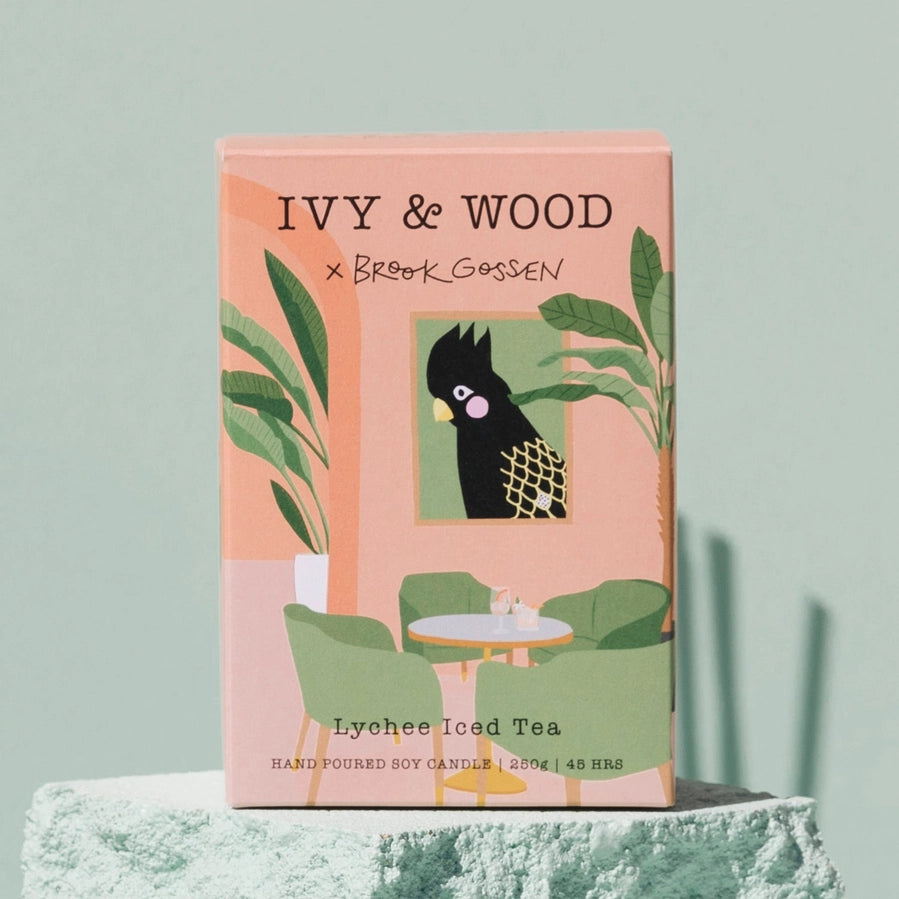 Ivy & Wood Candle: Lychee Iced Tea