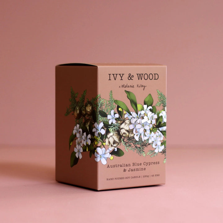 Ivy & Wood Candle: Australian Blue Cypress & Jasmine