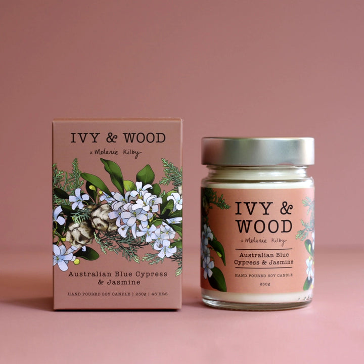 Ivy & Wood Candle: Australian Blue Cypress & Jasmine