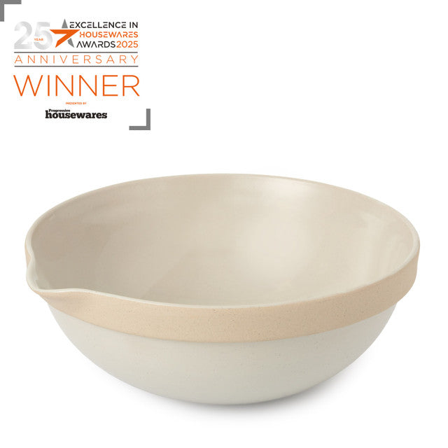 Beige bowl with &