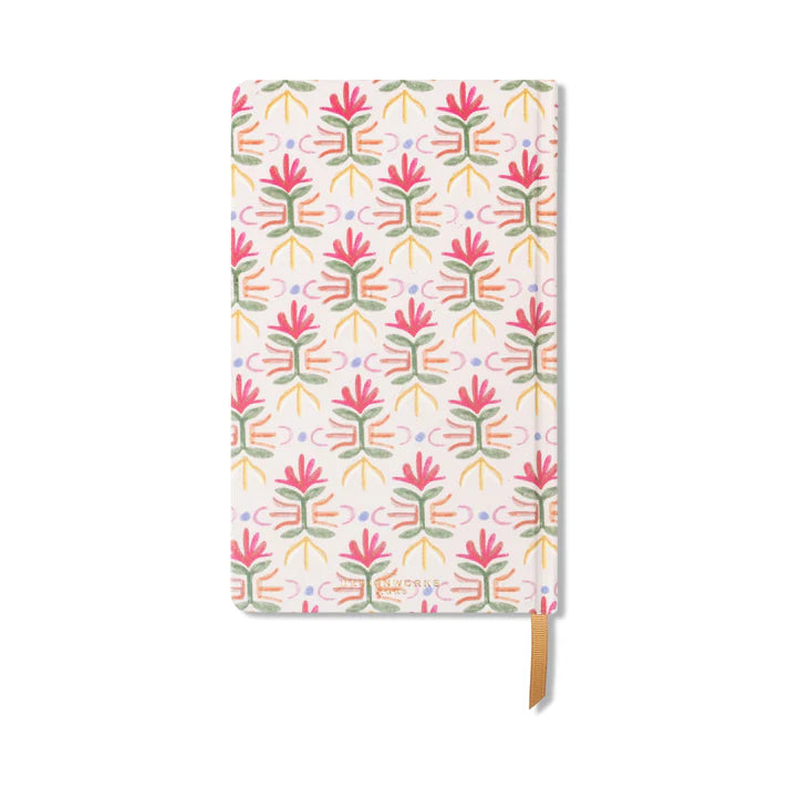 The back of a designworks planner on a white background