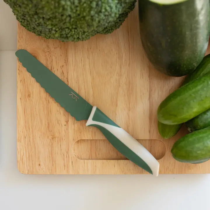 Child Safe Knife: Fern Green