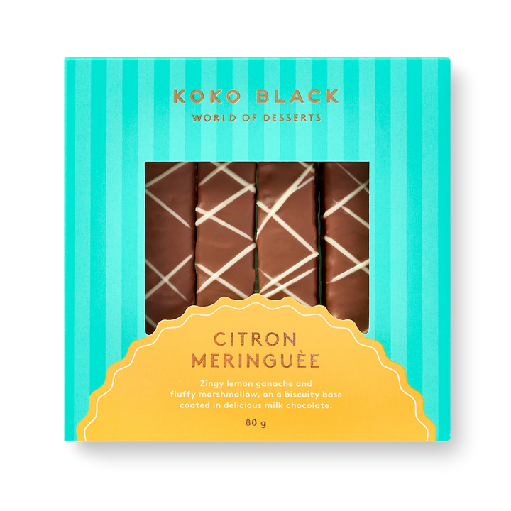 Koko Black Citron Meringue Bars