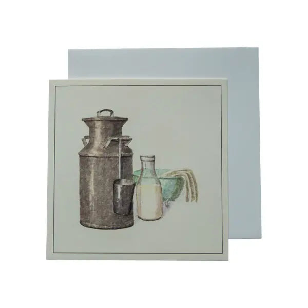 Greeting Card: Dairy Illustration