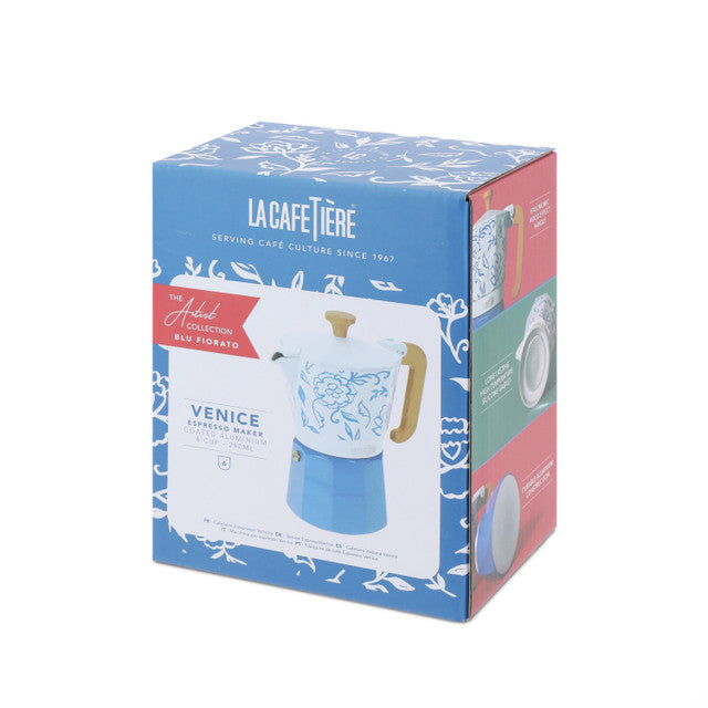 La Cafétérie Venice espresso maker packaging on a white background