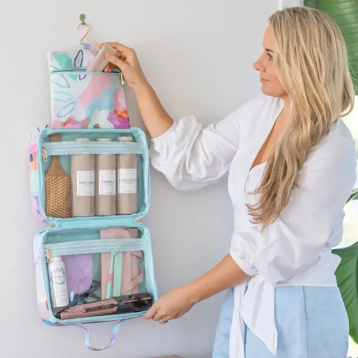 Hanging Toiletry Bag - Fleur