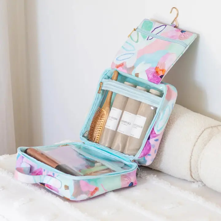 Hanging Toiletry Bag - Fleur