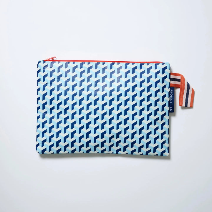 Large Zip Pouch: Maze