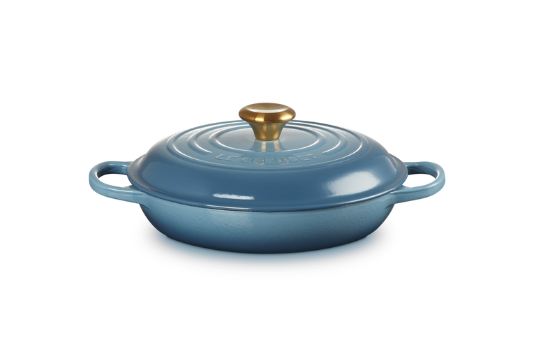 Le Creuset Shallow Casserole 26cm: Chambray