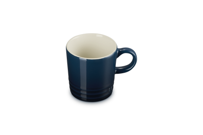 Navy blue mug on white background
