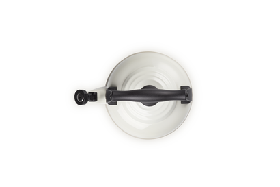 Le Creuset Meringue Kettle on white background