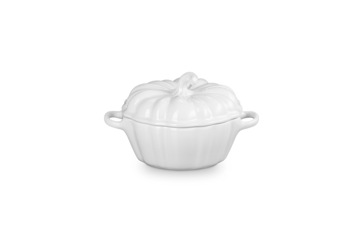 Le Creuset Pumpkin Cocotte 350ml: White