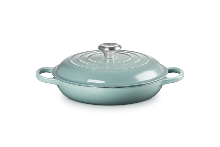Le Creuset Shallow Casserole 26cm: Sea Salt
