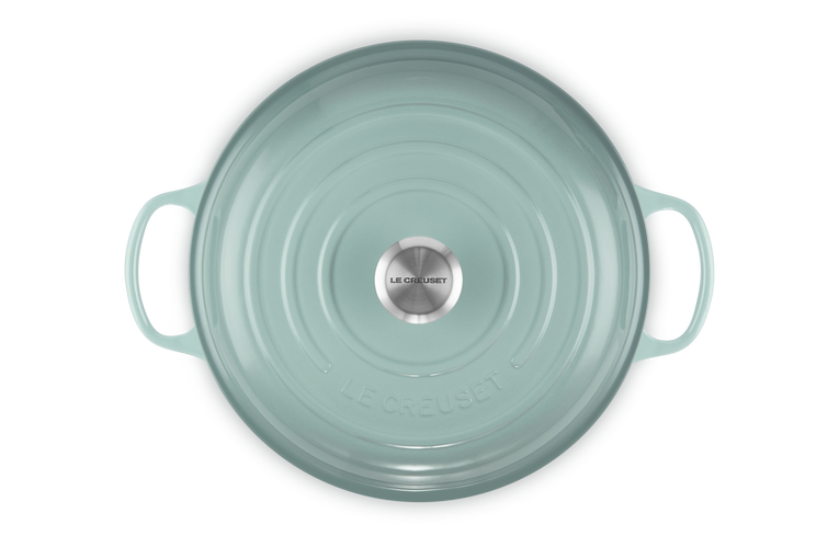 Le Creuset Shallow Casserole 30cm: Sea Salt