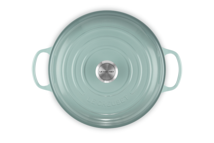 Le Creuset Shallow Casserole 30cm: Sea Salt