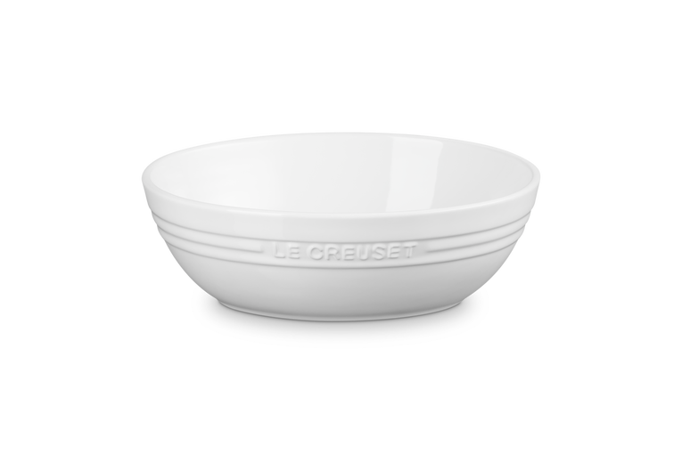 Le Creuset Oval Serving Bowl: White