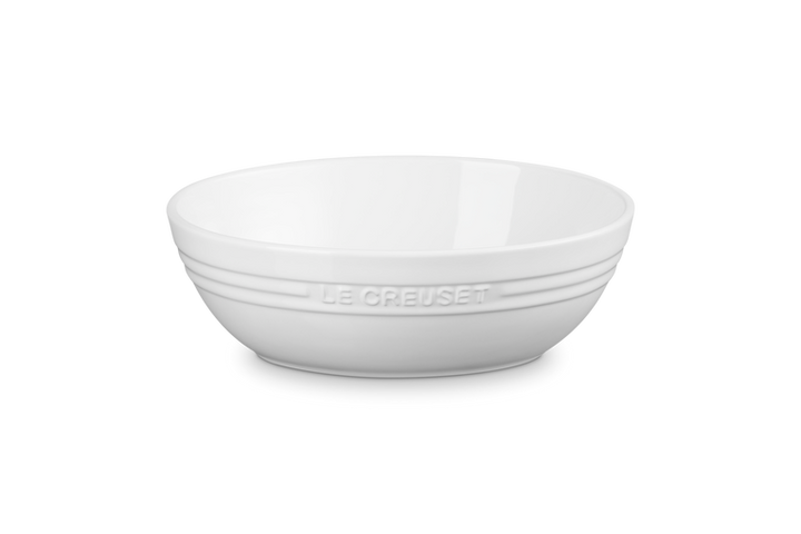 Le Creuset Oval Serving Bowl: White