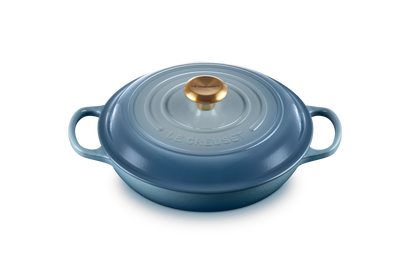 Le Creuset Shallow Casserole 26cm: Chambray