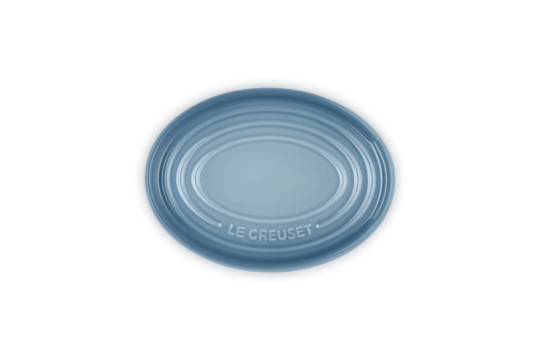 Le Cresuet Oval Spoon Rest: Chambray