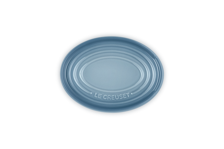 Le Cresuet Oval Spoon Rest: Chambray