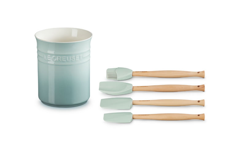 Le Creuset Craft 5-Piece Utensil Gift Set: Sea Salt