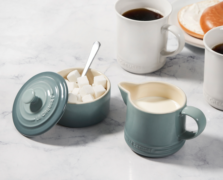 Le Creuset Cream & Sugar Set: Sea Salt