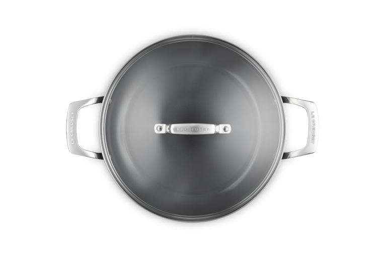 Le Creuset Non-Stick Ceramic Shallow Casserole 28cm with Lid