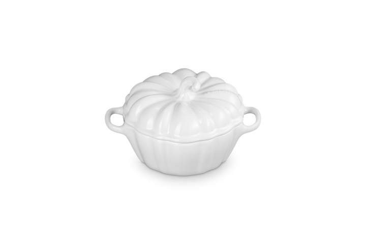 Le Creuset Pumpkin Cocotte 350ml: White