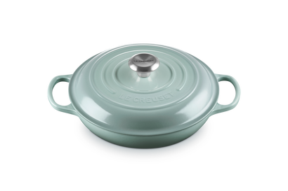 Le Creuset Shallow Casserole 26cm: Sea Salt