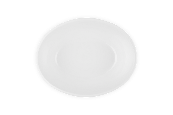 Le Creuset Oval Serving Bowl: White