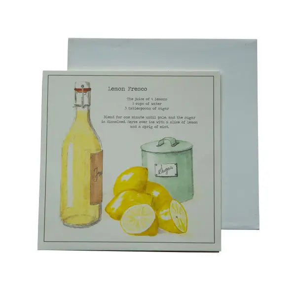 Greeting Card: Lemon Fresco