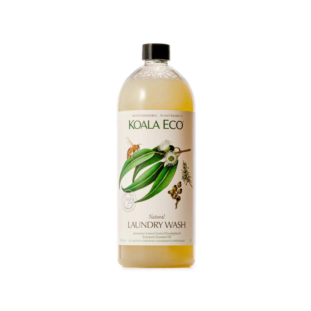 Koala Eco laundry wash bottle on a white background