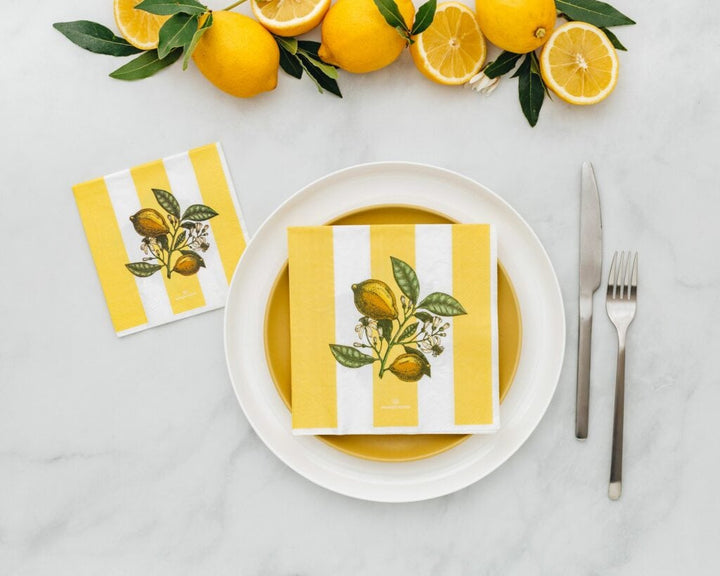 Lemon Sorbet Lunch Napkins