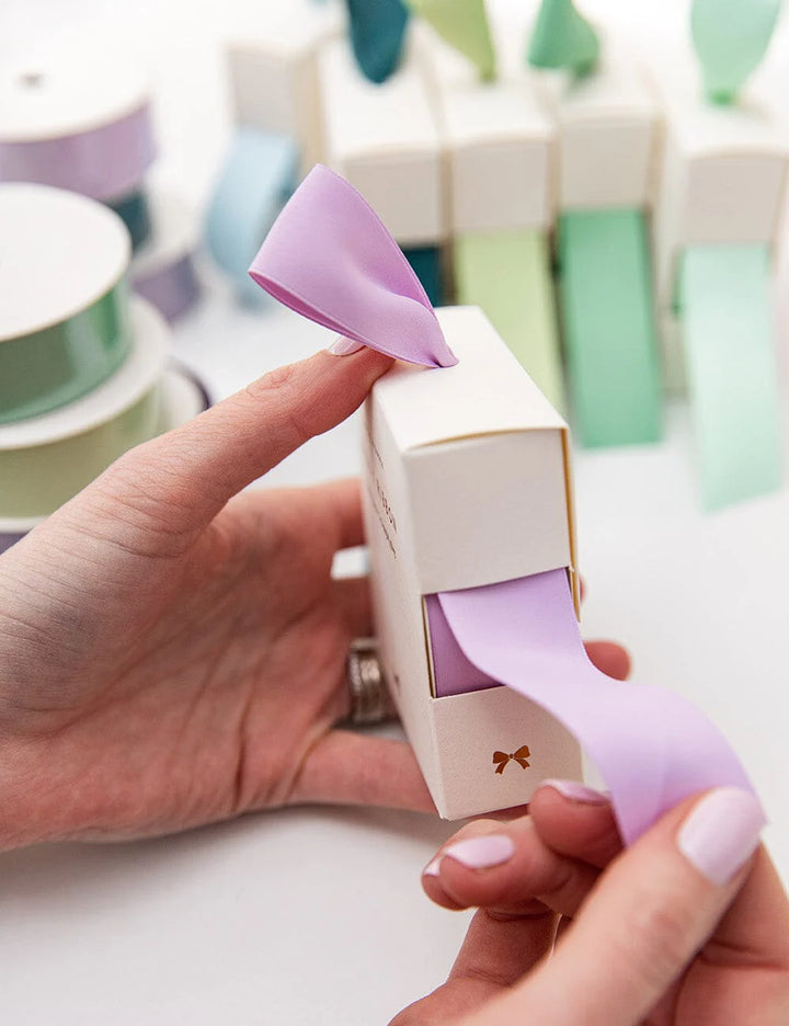 Bespoke Lilac Satin Ribbon 10m