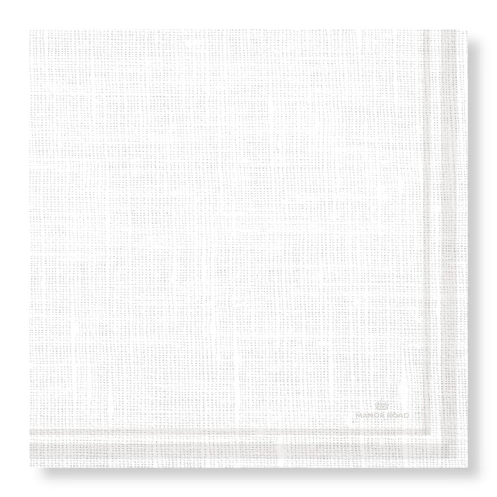 Luxe White Dinner Napkins