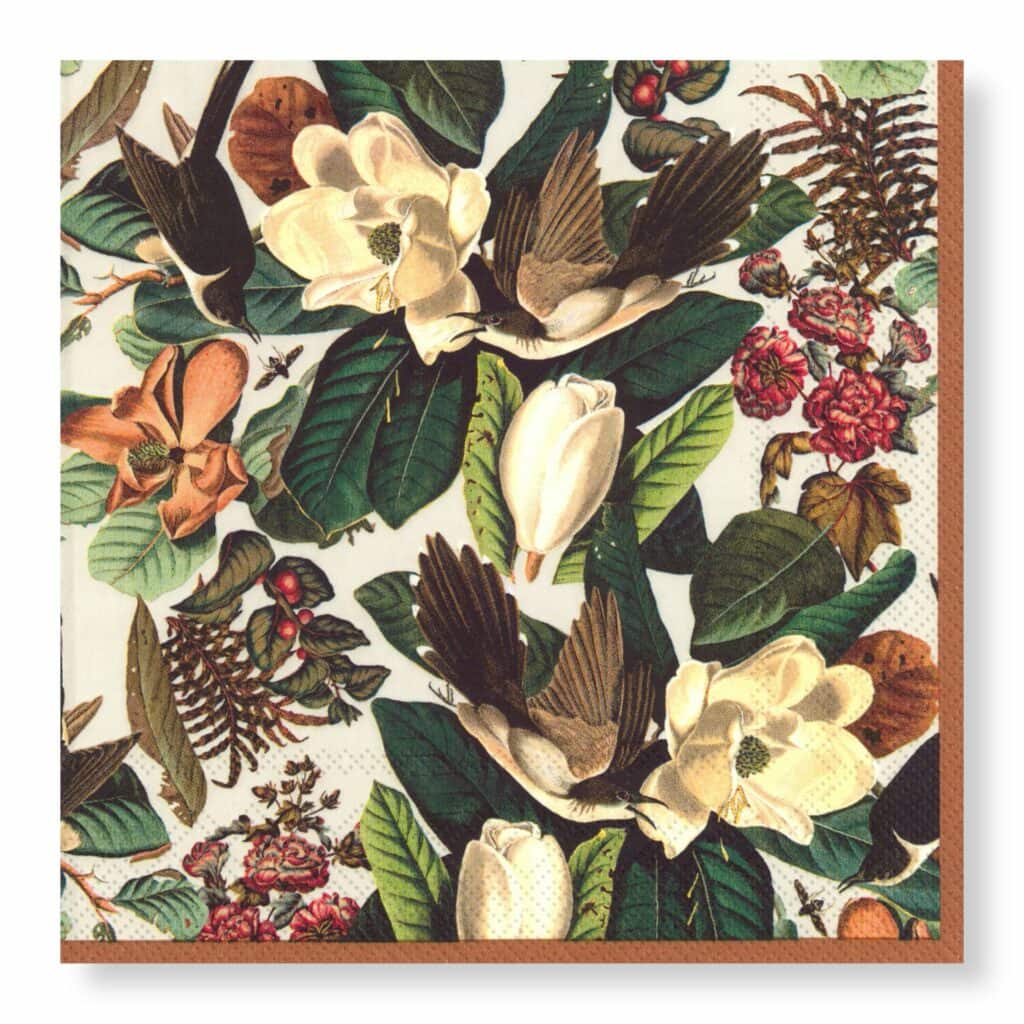 Magnolia Blooms Lunch Napkins